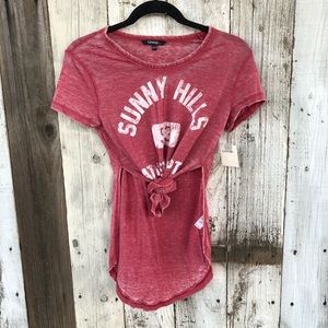 🐰NWT Athletic Dept. Sunny Hills Knot Short Sleeve